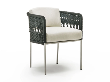 MINI TOMBOLO - Garden chair with armrests by Living Divani - view 2